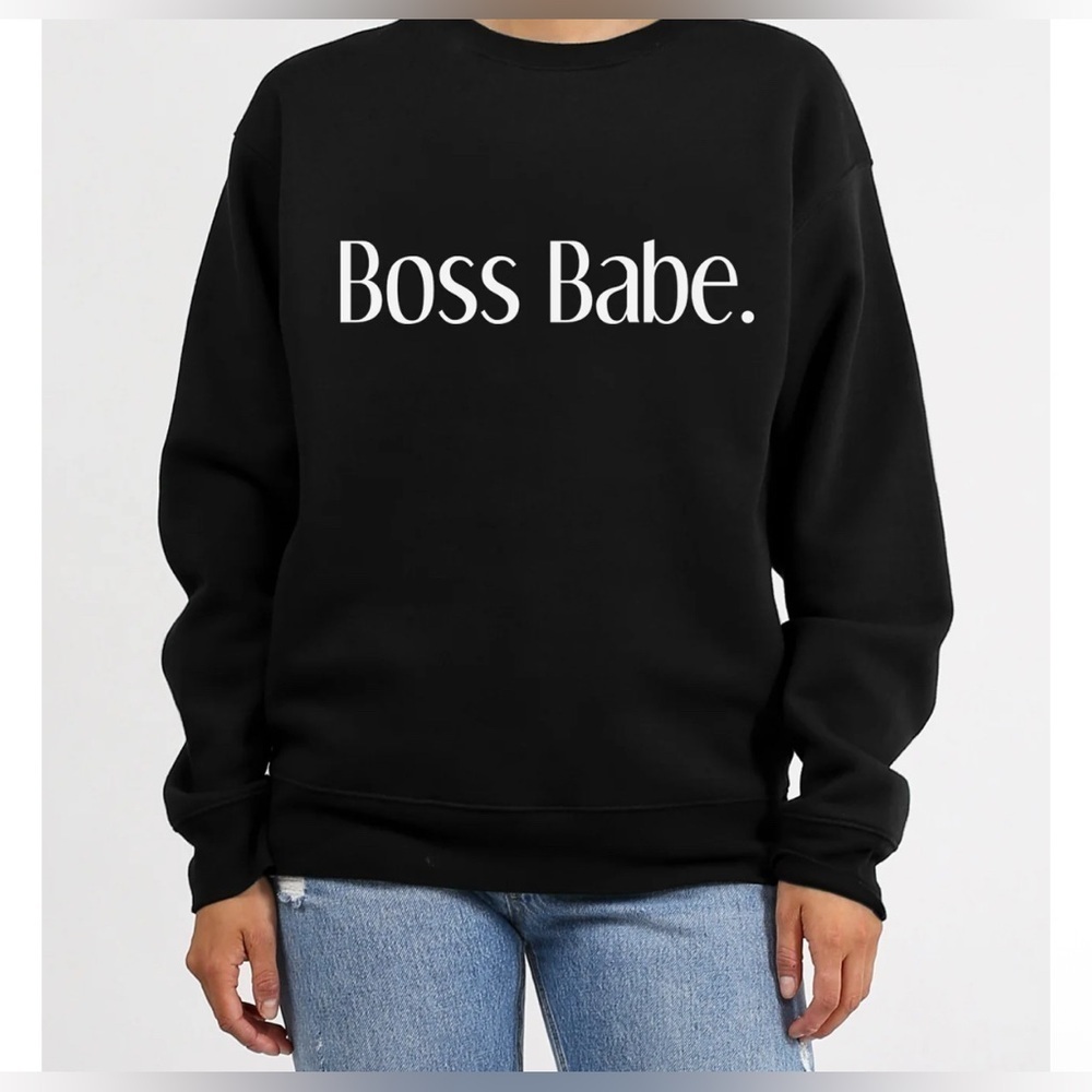Brunette the Label “BTL” Black Boss Babe Women's Size L/XL